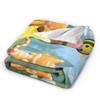 Wobbly Life Sandbox Game Fashion Blanket Cartoon Funny Flannel Novelty Warm Throw Fashion Blankets for Coverlet Decoration Outdoor