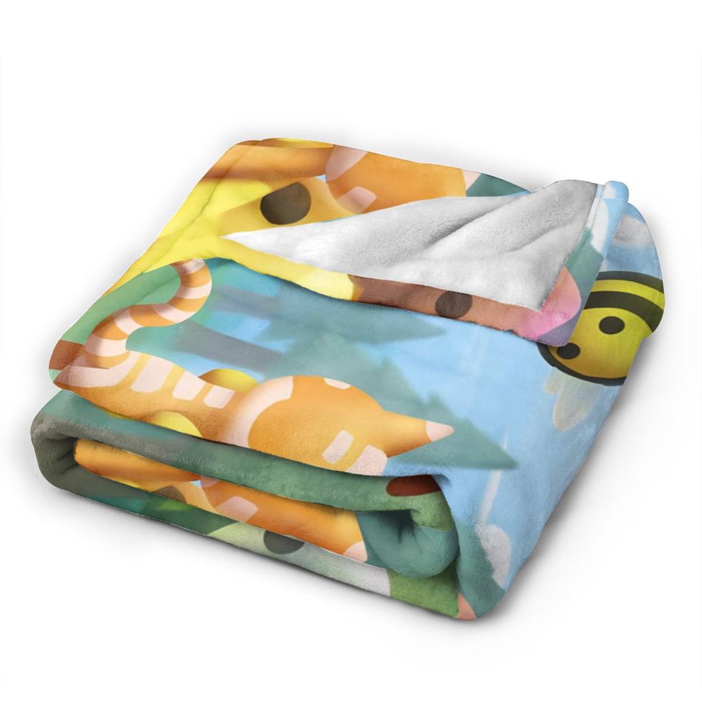 Wobbly Life Sandbox Game Fashion Blanket Cartoon Funny Flannel Novelty Warm Throw Fashion Blankets for Coverlet Decoration Outdoor