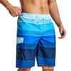 Mens Quick-Dry Striped Board Shorts Swim Trunks Lightweight Beach Pants Surfing Outdoor