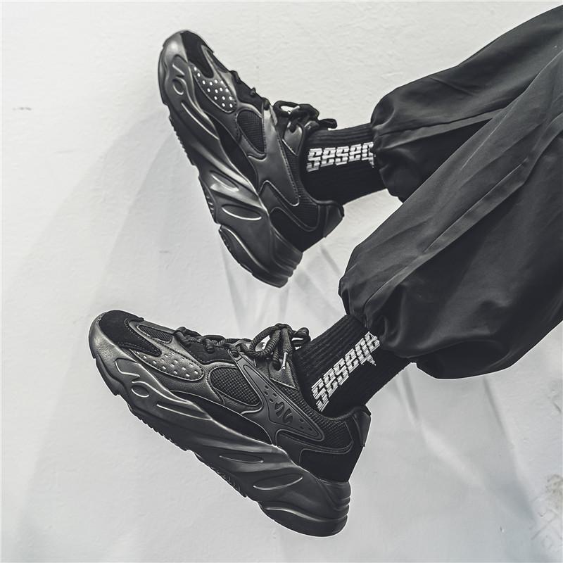 Осень 2025 года, новая мужская обувь, корейская версия модной обуви для пап, мужская спортивная обувь для активного отдыха, легкие повседневные кроссовки для бега