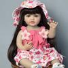 BZDOLL 55 см, мягкая силиконовая кукла Reborn для маленьких девочек, игрушка, реалистичная, 22 дюйма, принцесса для малышей, арт Bebe, подарки на день рождения для ребенка
