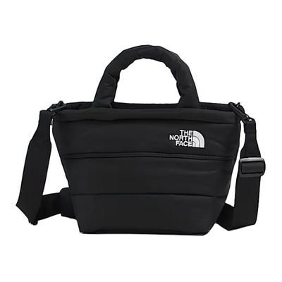 The North Face Nuptse Logo Design Nylon Mini Shoulder Tote Bag Unisex Bags Black NF0A8F06-KY4
