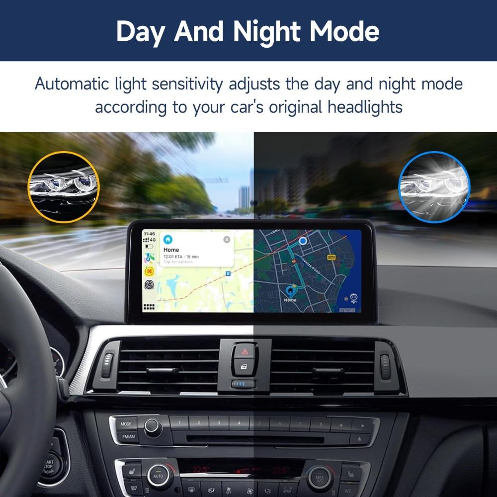 10,25-дюймовый сенсорный экран Беспроводной CarPlay Мультимедиа Подходит для BMW 3 серии и 4 серии 2014-2016 годов F30 F31 F34 F32 F33 F36