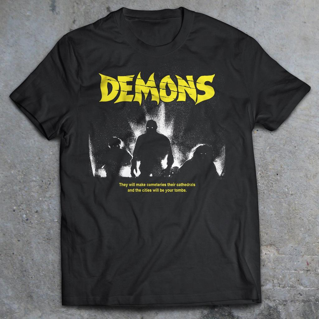 Devil Tshirt 80s Horror Film Tshirt Mens Tshirt Summer New Mens and Womens Casual Fashion Tshirt