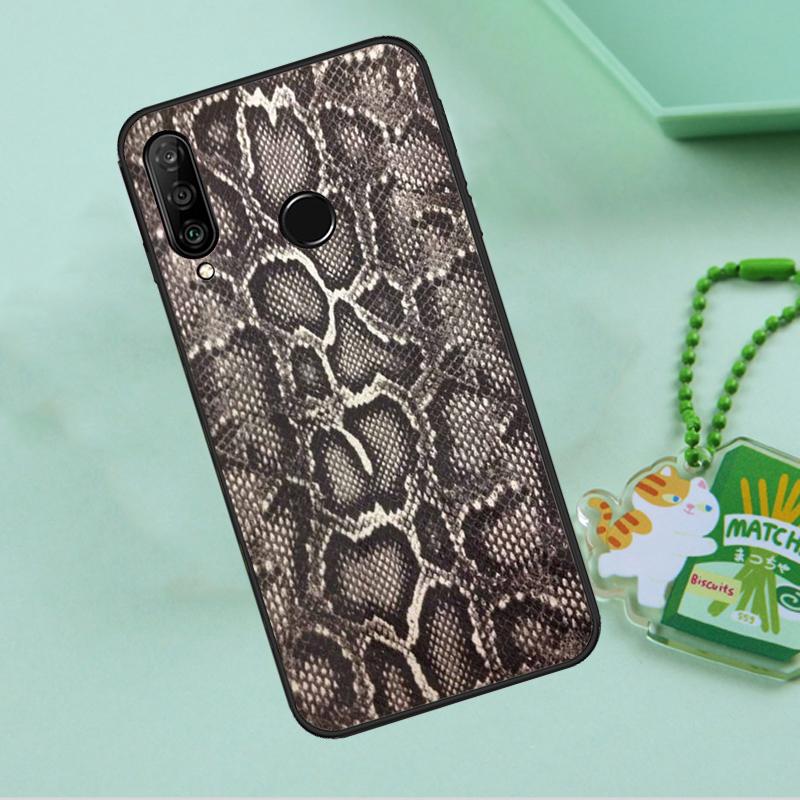 Текстура змеиной кожи для чехла Huawei Nova 10 9 SE 5T 12s 12i 11i Y91 Y90 Y60 Y70 Y72 Y61 P20 P40 P30 Lite P60 Pro