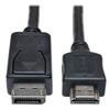 DisplayPort To HDMI TRIPPLITE Video Cable - 1.8m - Black - HDCP Compliant