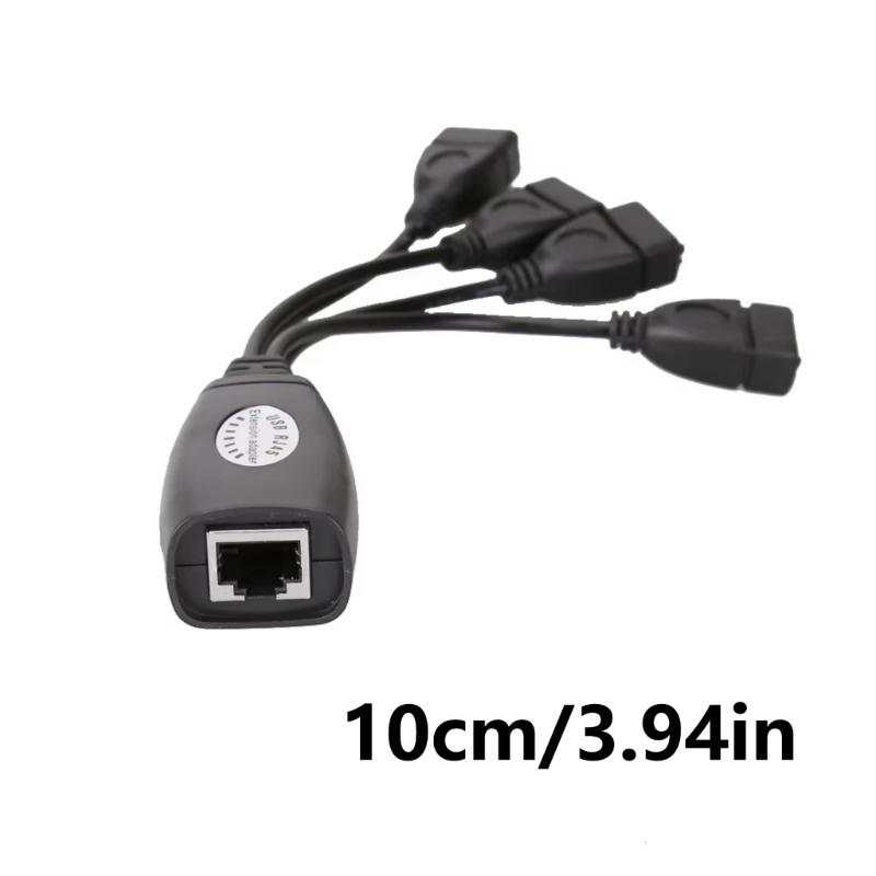 Долговечность 4-портовый USB по кабелю Cat6 50 метров USB-удлинитель по витой паре для стабильной передачи данных