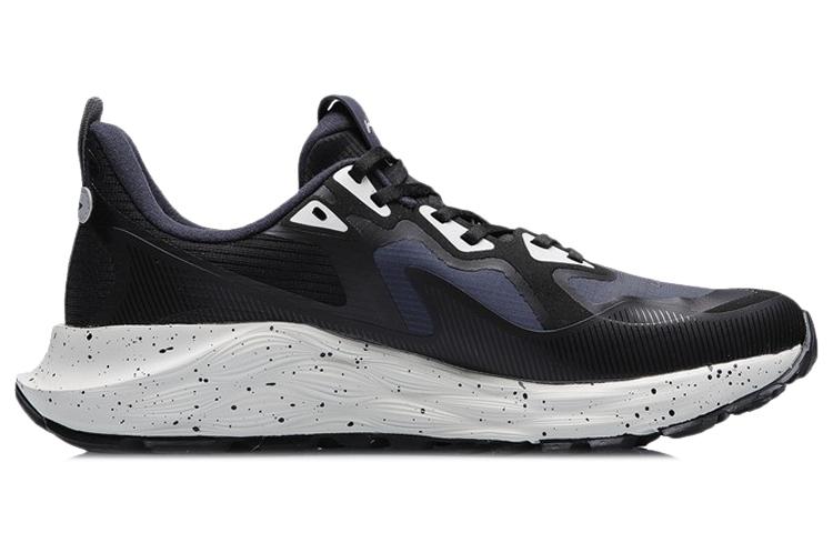 Men's Sneakers Li-Ning Li Ning Cloud Shield Lightweight Rebound Cushioning Low top Running Shoes Unisex Black