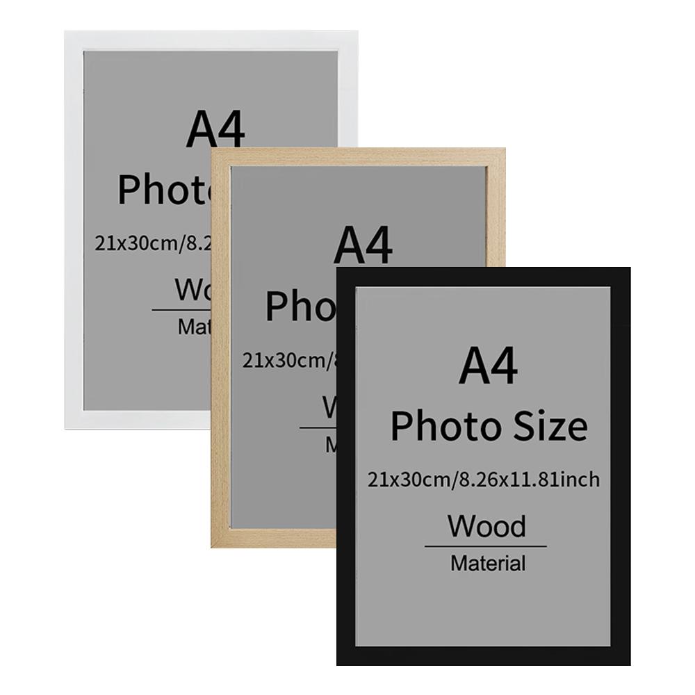 21x30см и 30x40см Черная фоторамка, повешенная на стену Белая фоторамка Постер Сертификат Холст Холст Рамка для демонстрации Декор для фото
