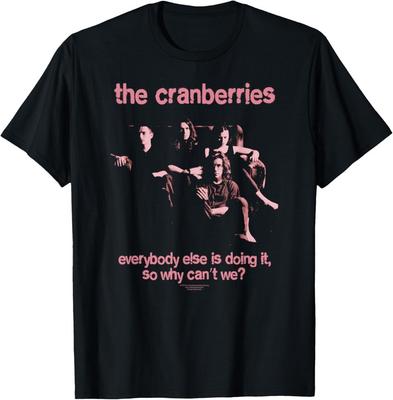 The Cranberries Everybody Else is Doing It Розовая винтажная футболка с логотипом группы