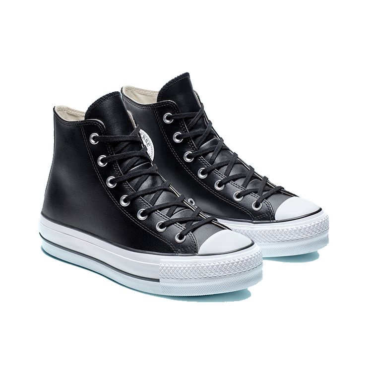 Converse Chuck Taylor All Star Lift High Черные женские кроссовки Белые 561675C
