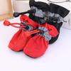 4Pcs Anti-slip Waterproof Footwear Rain Snow Boots Pet Rain Shoes Pet Shoes Dog Shoes