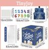 Number Blue Birthday Gift Box For Anniversary Celebrations And Event Decor