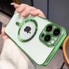 Роскошный прозрачный магнитный чехол с покрытием Magsafe для iPhone 14 13 12 11 Pro Max X XR XS 8 Plus, мягкий силиконовый чехол