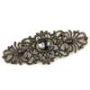 Vintage Bohemia Flower Brooch For Women Retro Full Crystal Turkish Wedding Bijoux Hijab Pins