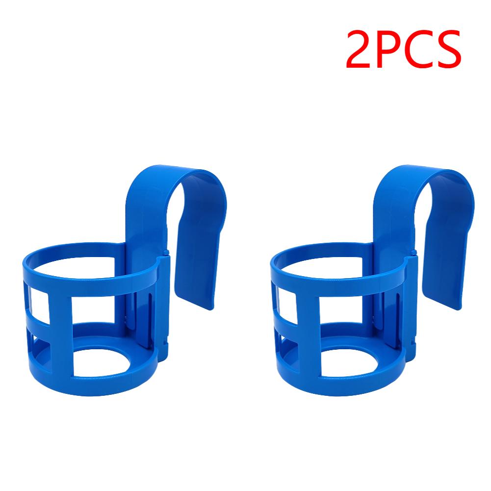 1-6Pcs Water Cup Hanging Holder Reusable Swimming Pool Side Storage Shelf Multifunctional Water Cup Hanging Rack Pool Accessory