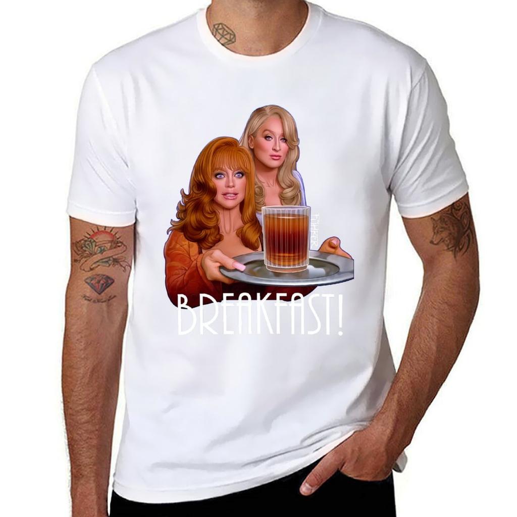 Breakfast Tshirt Running Gym Short Sleeve Sports Tee Tshirt