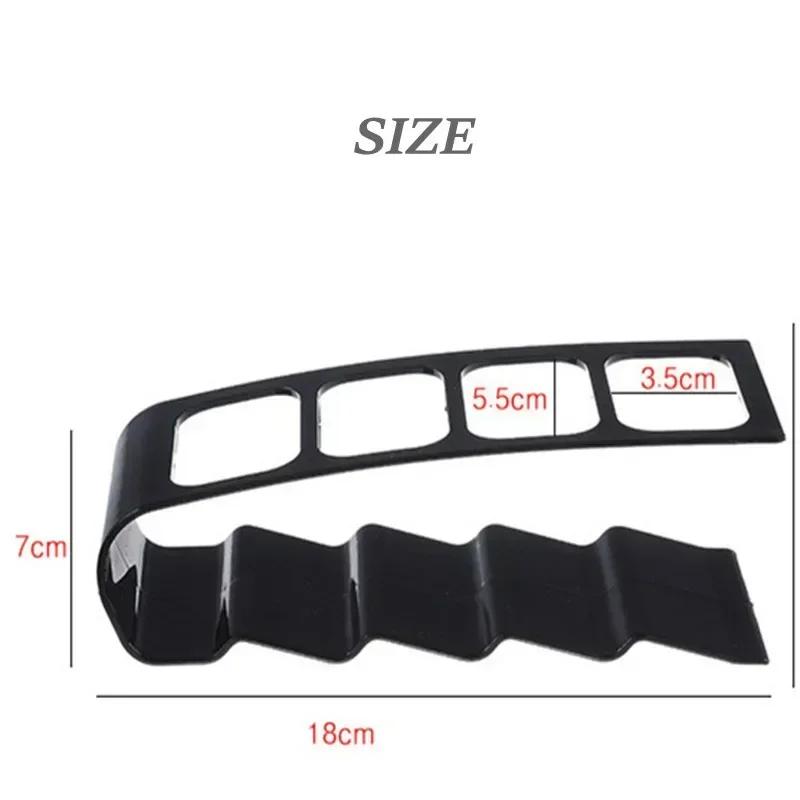 Бытовое Портативное Хранение Креативный Четырехсекционный Контроль Удобная Подставка Стойка для Хранения Пластиковая Настольная Стойка Аксессуары