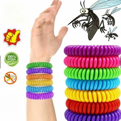 5/10 шт., репеллент от комаров и насекомых, браслет для волос на запястье, браслет для кемпинга и улицы, антимоскитный браслет из ЭВА для взрослых и детей