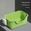 Thickened Durable Semi-Enclosed XL Cat Litter Box - Anti-Splash, Open Design