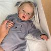 NPK 50 см Reborn Baby Toddler Liam очень мягкая тканевая кукла, мягкая игрушка, реалистичная, настоящая мягкая на ощупь