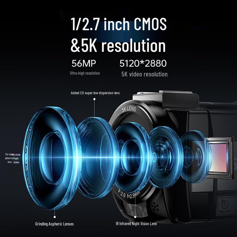 ORDRO AE20 5K Ultra HD Digital Video Camera (CN version)