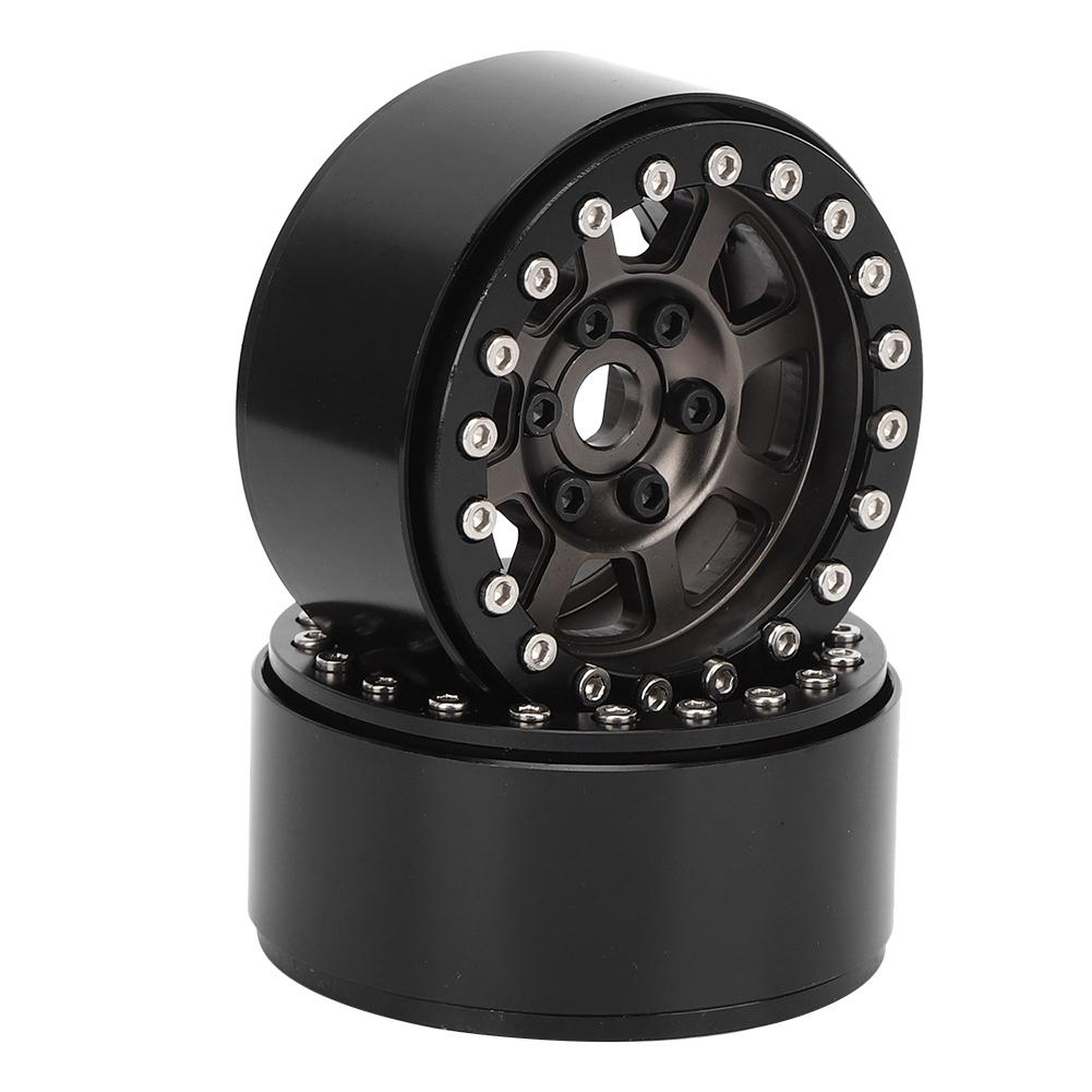 4pcs Set Wheel Rim Metal Upgrade Accessory Fit for RGT 86100 1 10 RC CarTitanium R86083T