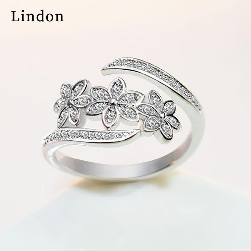 Классическое кольцо Lindon из медного сплава с цирконием, женские ювелирные изделия, свадебный подарок для вечеринки
