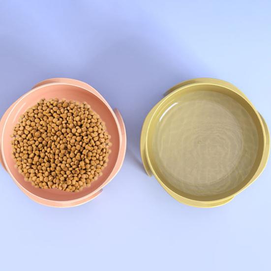 Миска для домашних животных Контейнер для корма для собак большой емкости с нескользящим основанием Приподнятая конструкция Чаша для питья воды для кошек для маленьких домашних животных