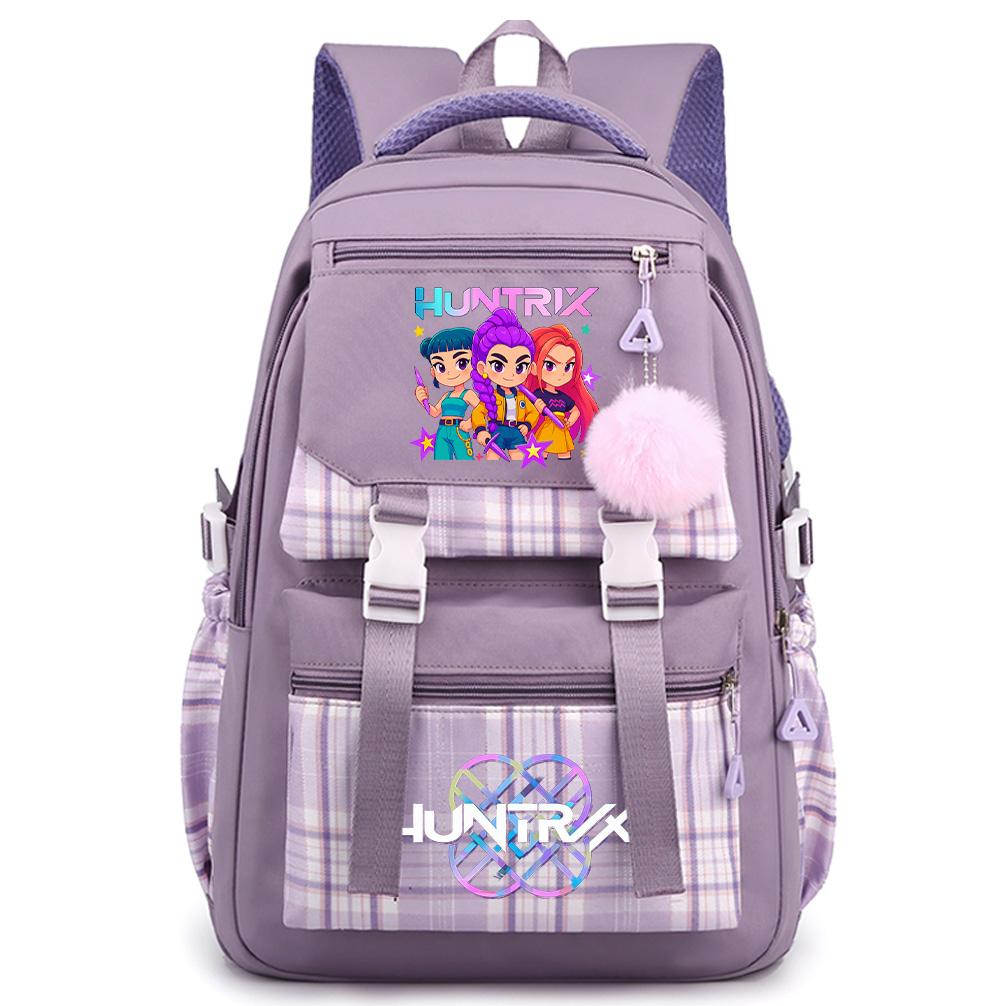 Anime Cartoon K-Pop Printed Large Capacity Backpack for Teenger Student Girl Boy Schoolbag Bookbag Kid Gift Women Waterproof Travel Bag Mochila