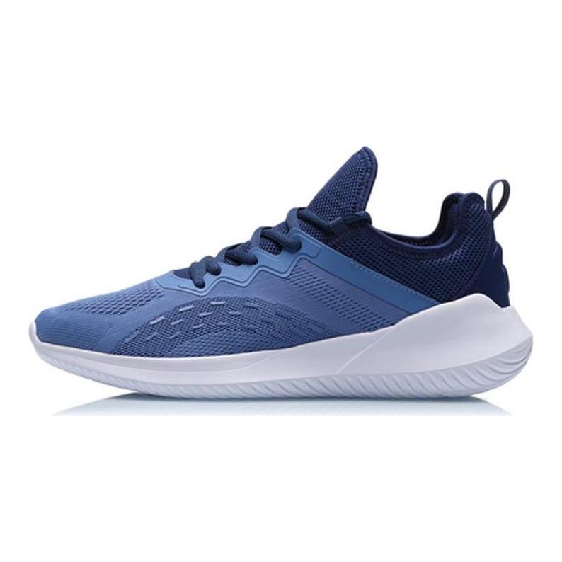 Li Ning Амортизирующие Нескользящие Износостойкие Низкие Беговые Кроссовки Мужские Jiang Аквамариновый ARHP101-2