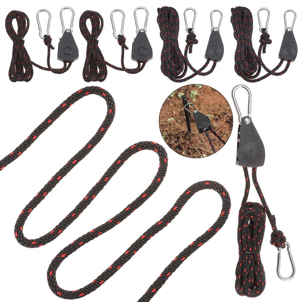 Wind Rope Lights Lifting Ratchet Hangers Tensioner Fixed Buckle Pulley Adjustable Rope Fastener