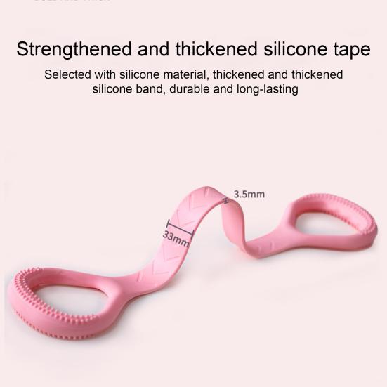 Figure 8 Fitness Resistance Band with Handle Anti-slip Men Women Chest Expander Elastic Strap Arm Back Shoulder Stretch Yoga Tension Rope