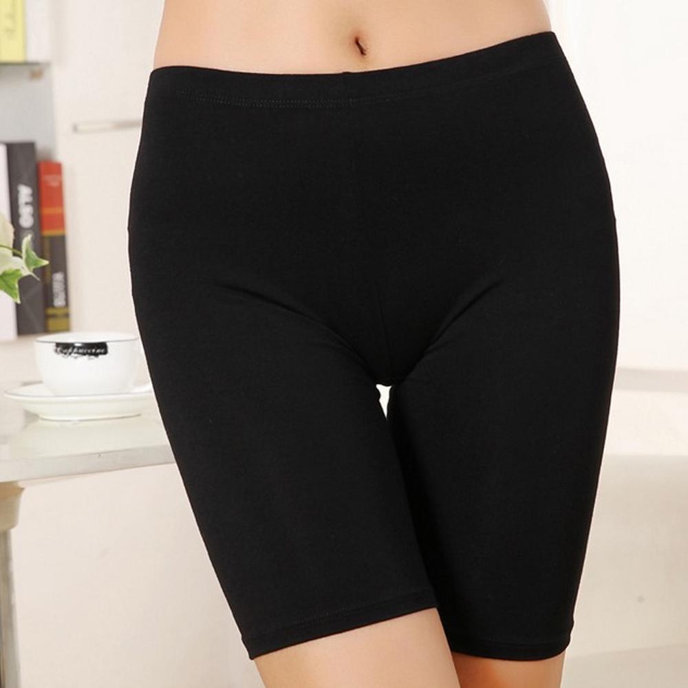 Женские хлопковые короткие леггинсы