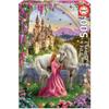 Fantastic Puzzle - EDUCA - 500 Pieces - For Children - Fairy and Unicorn