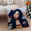 singer soulful WWheein JJung WWheein Cushion Cover Throw Pillow Cover Hidden Button Durable Polyester Chair Cushion