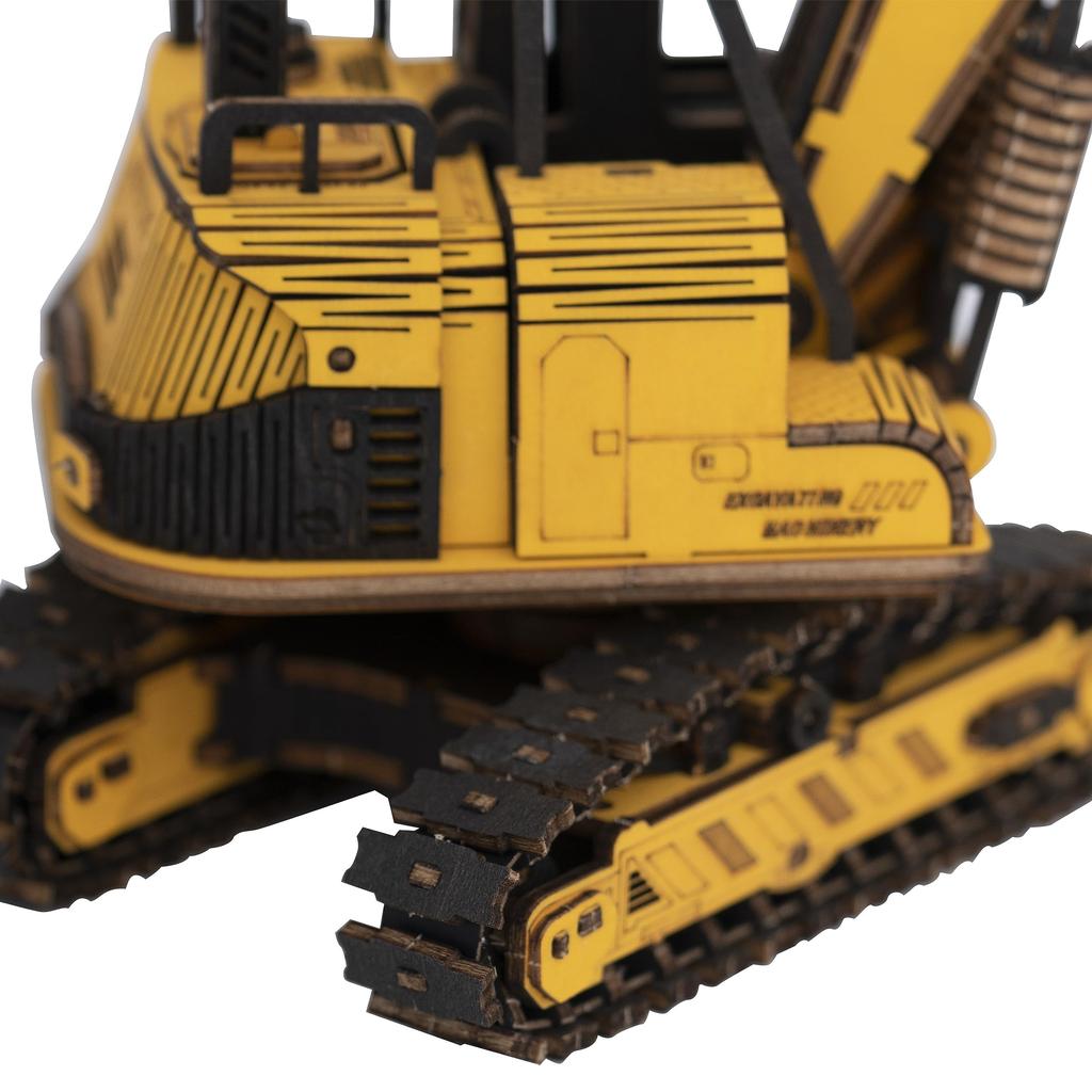 Руководство пользователя на японском языке Robotime 3D Wood Puzzle Working Car Series Tsukurunsu® [Официальная продажа/включен японский язык] (Экскаватар)