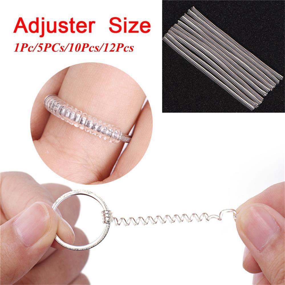 Spiral Jewelry Parts Resizing Tools Tightener Reducer Ring Size Adjuster Shell Hard Guard