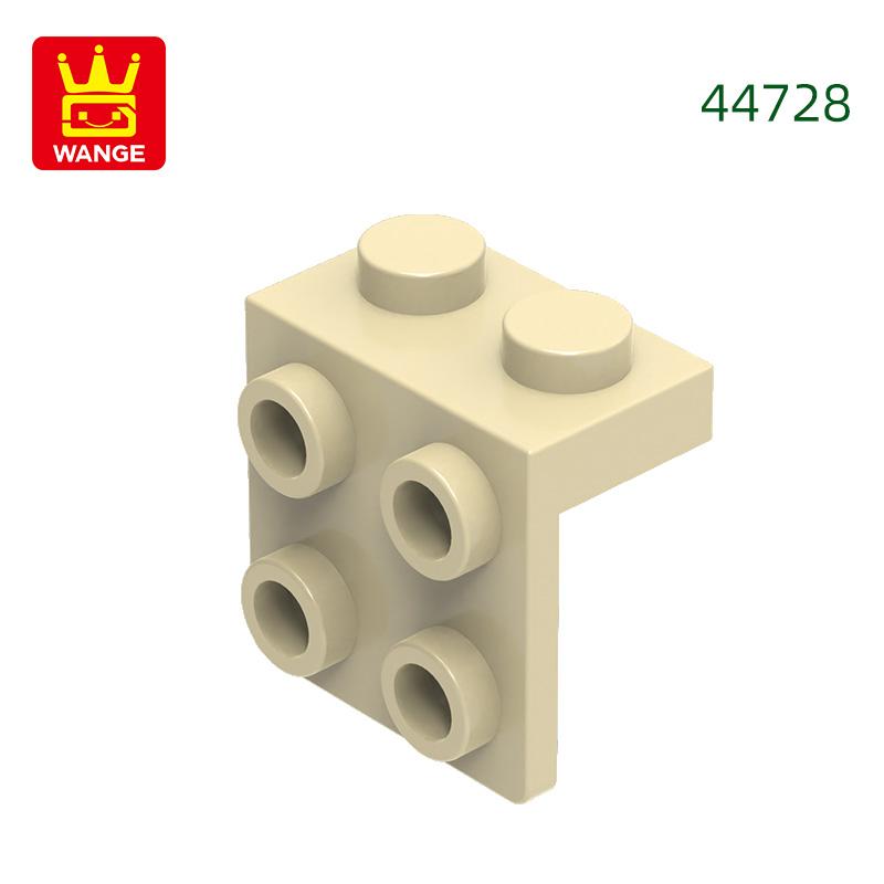 Нетоксичный 128 шт./лот 44728 Блок-кронштейн Moc 2+4 Прямоугольные детали Двусторонний Совместимый с кубиками DIY Детские игрушки Подарочная коробка