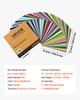 VEVOR Heat Transfer Vinyl, 50 Pack, 304.8 x 304.8mm, Assorted Colors HTV Iron on Vinyl Bundle, Easy to Cut and Weed, with Accessories