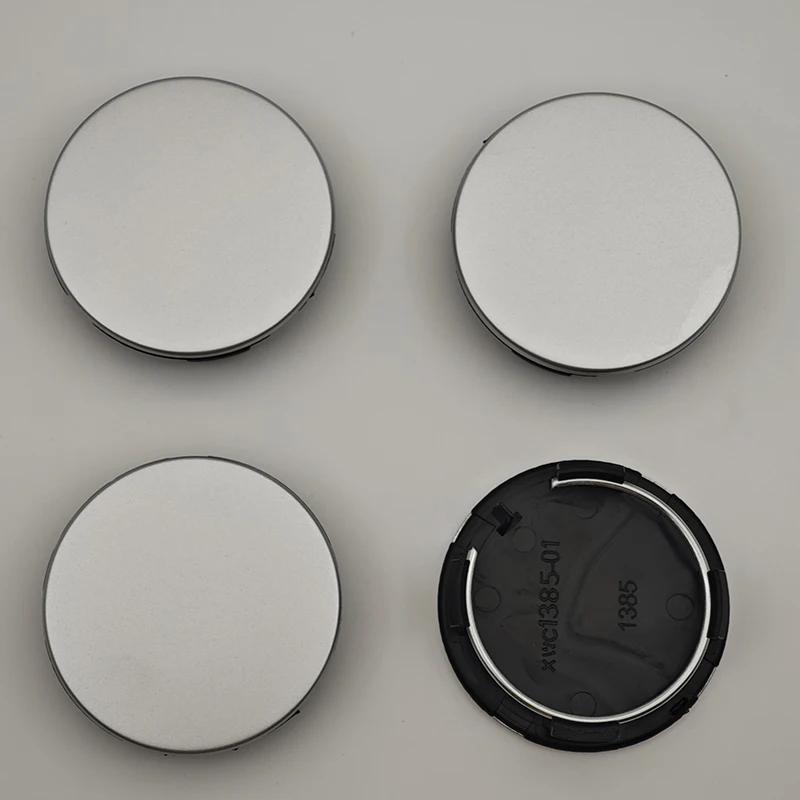 Автомобильная наклейка 2025 Новая Tesla 4 шт. ABS 56 мм Накладки на значки Tesla Model 3 Model Y Колпачки ступиц Центральные колпачки колес для Tesla Model Y X S 202