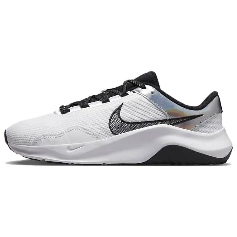 Nike Женские кроссовки WMNS Legend Essential 3 Next Nature Premium White Silver Black DQ4674-100