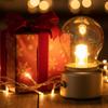 Rechargeable Bedside Table Lamp Warm White LED Night Light with Glass Shade Mini Desk Lamp for Bedroom Decor