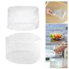 Portable Folding Bucket Travel Basins Fruit Wash Basins Clear Plastic Food Storage Container for Camping and Outdoor