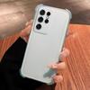 Чехол для Samsung Galaxy S21 Ultra Ударопрочный Бампер с Подушками Безопасности Матовый Полупрозрачный Чехол