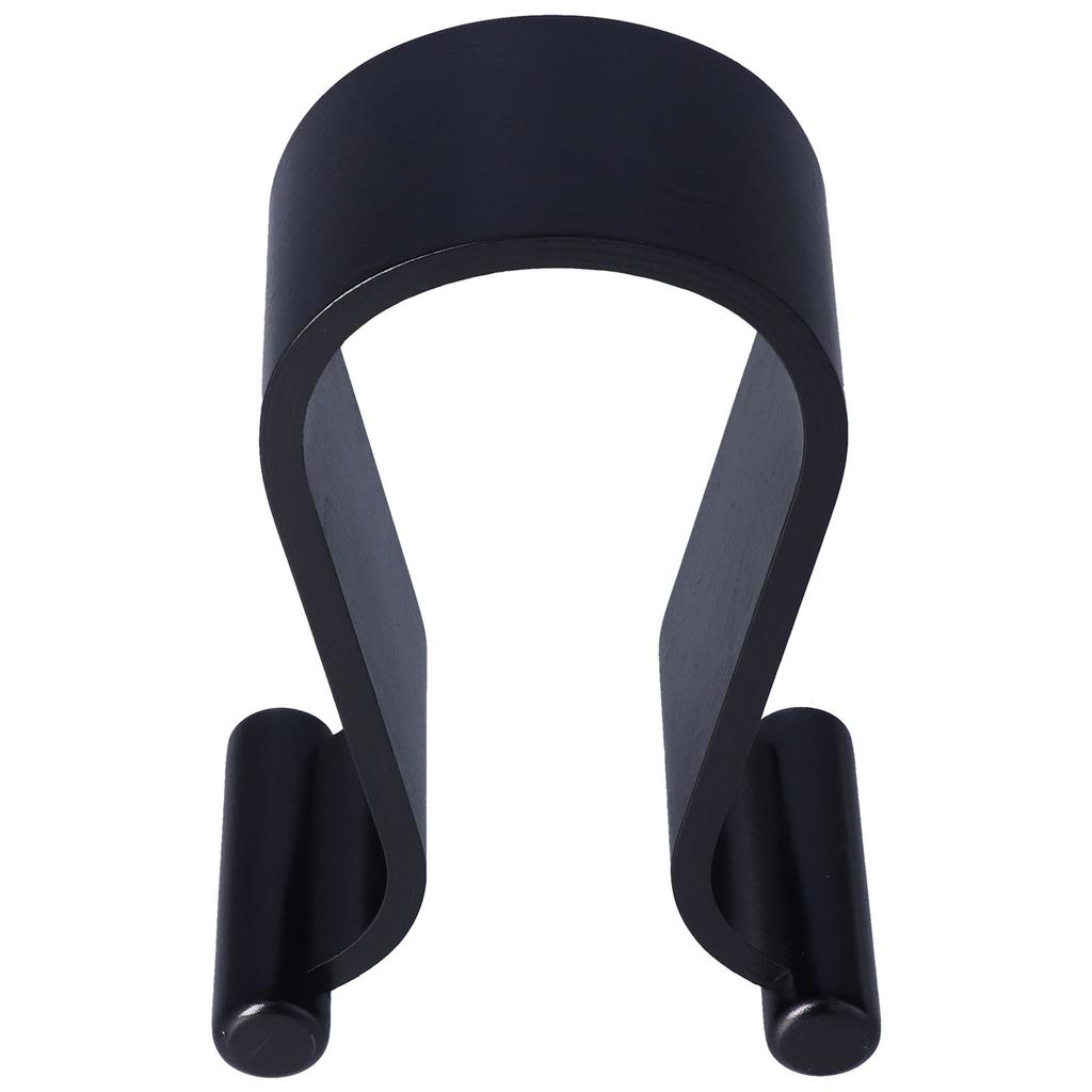 Подставка для наушников U-образная черная простая деревянная арочная подставка для наушников с резиновыми ножками для офиса и студии