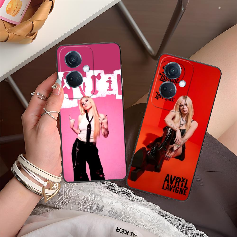 Матовый чехол из ТПУ Avril Lavigne для мобильного телефона OPPO Reno 14 13 12 11 10 9 8 7 6 5 F T Pro 5G, цветная печать