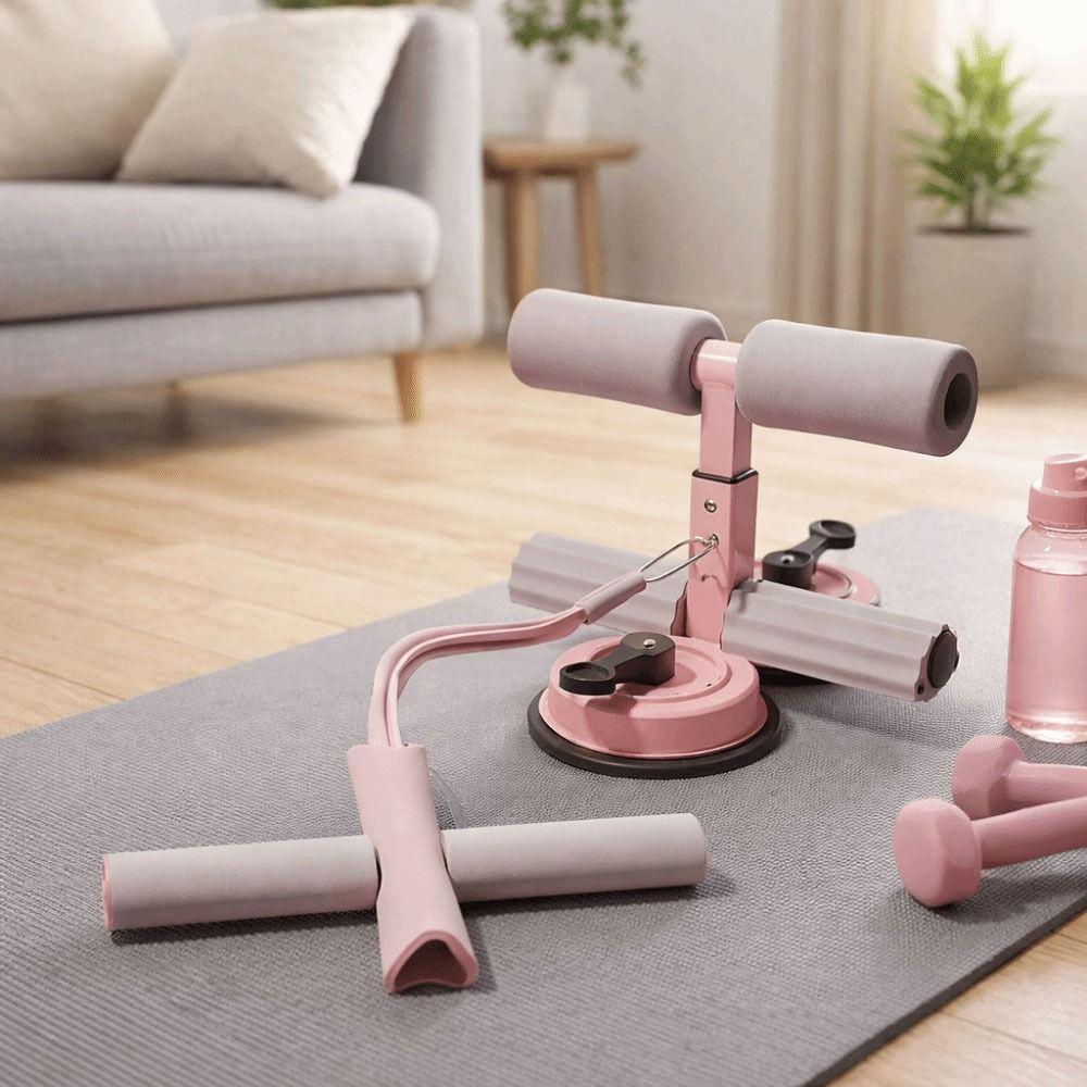 Dual Suction Cups Fitness Situp Equipment Adjustable Height Ab Core Trainer Home Fitness