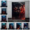 Dark Fantasy Magic Wild Animal Prints Poster Canvas Painting Hd Modern Wall Art Pictures For Living Room Bedroom Home Decoration No Frame