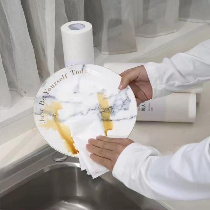 200 PCS Disposable Kitchen Oil Absorbent Paper Washable Dish Towel Non-Toxic Kitchen Tissue Paper